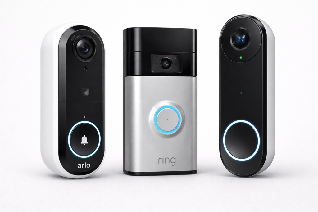 Smart doorbells_ Arlo, Ring, Nest